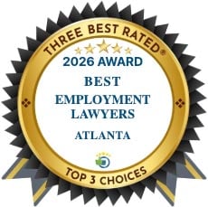 Three Best Rated | 2026 Award | Best Employment Lawyers | Atlanta | Top 3 Choices